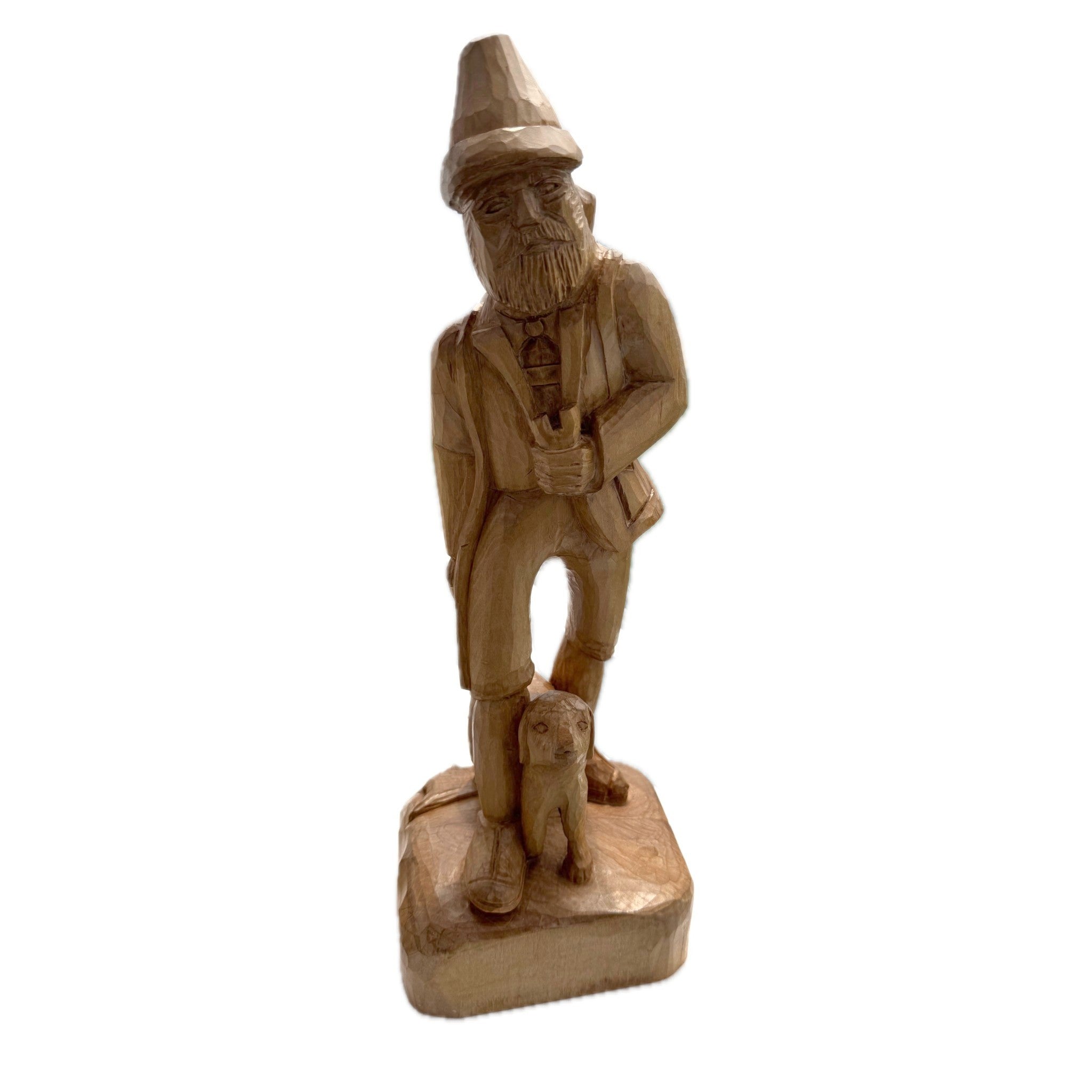 Roman Hunter — hand-carved maple figurine by Georges Boujakly