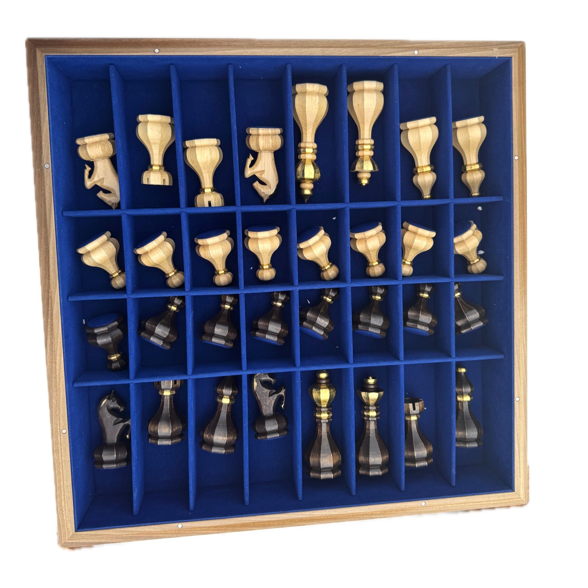 Chess Set — Walnut & Hornbeam