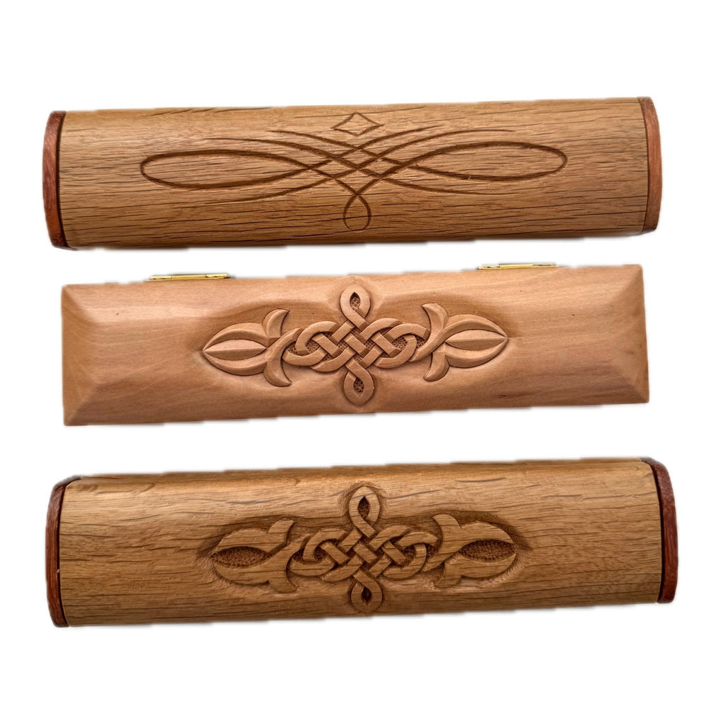 Pen Box with Millefiore Clay Pen — Walnut & Hornbeam