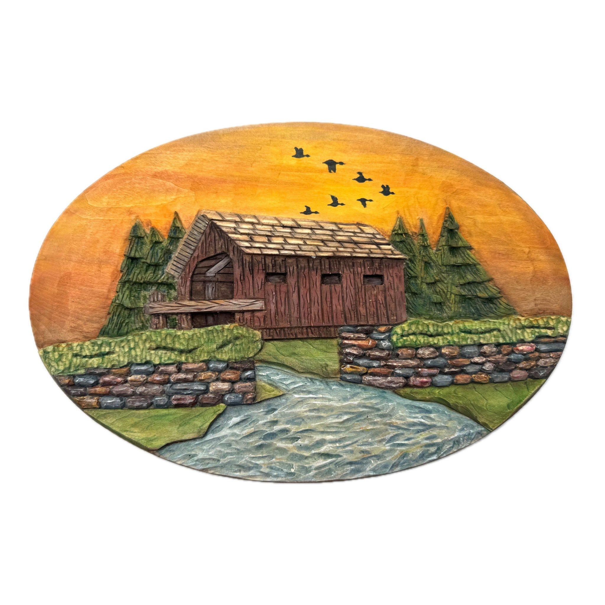 Coming Home — Basswood Relief