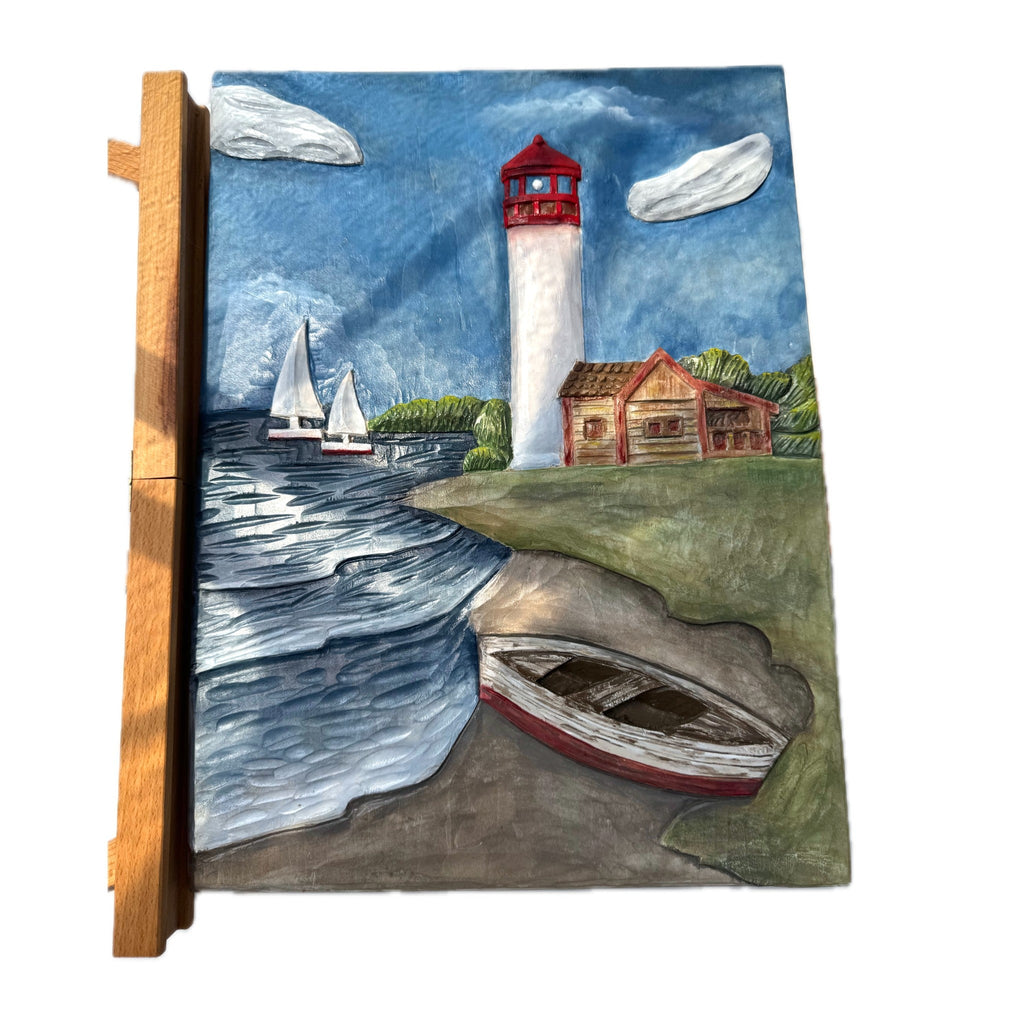 Homesick (Lighthouse) — Basswood Relief