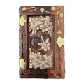 Flowers & Heart Small Box — Walnut & Hornbeam