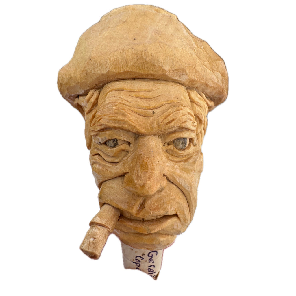 Gerald Copeland Wine Bottle Stopper — Basswood