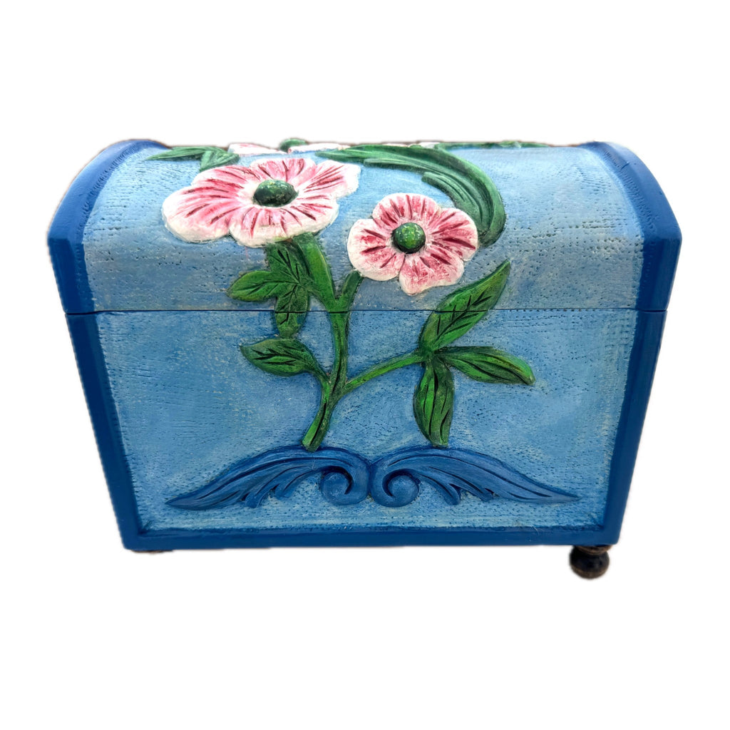 I'm Feeling Blue Flower Box — Basswood