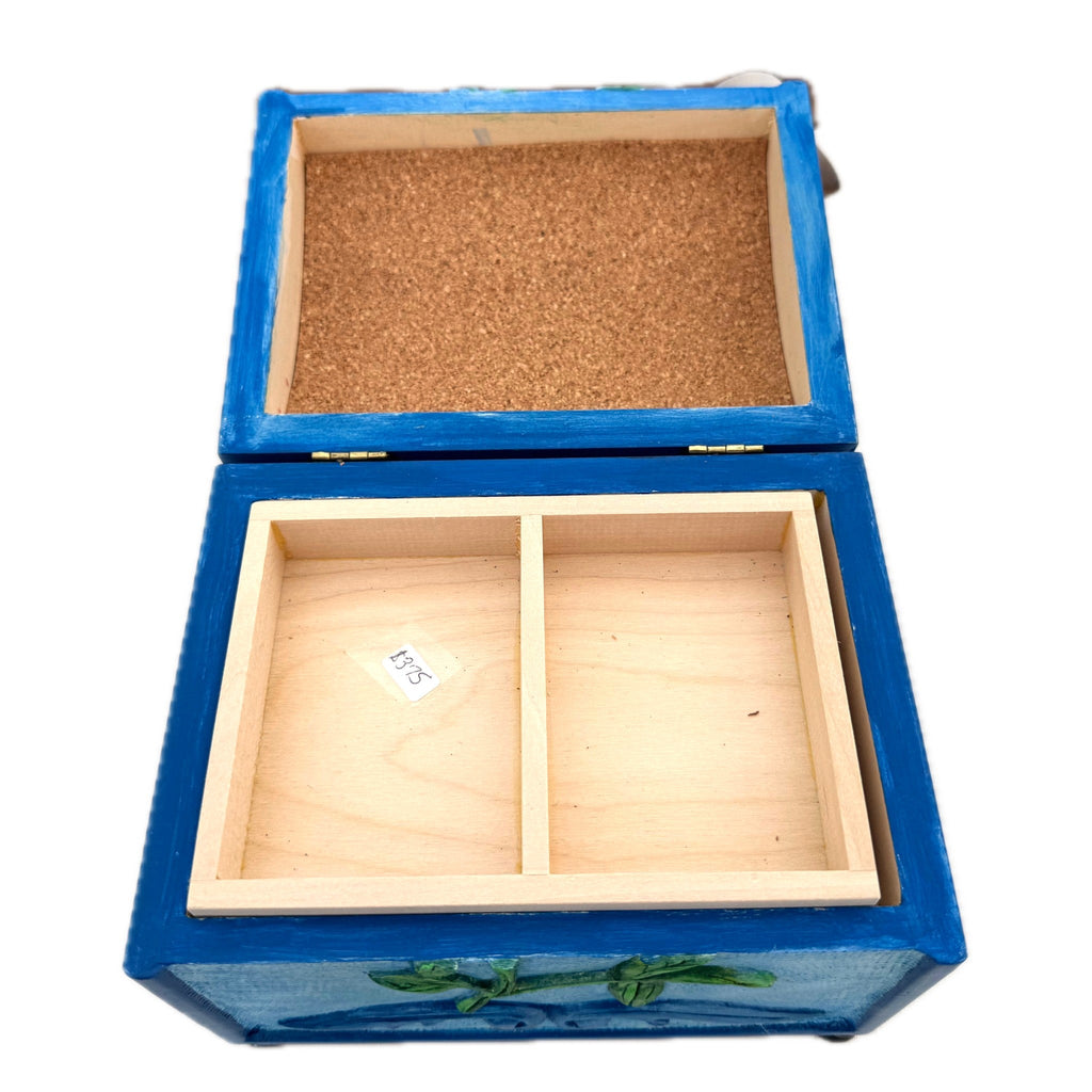 I'm Feeling Blue Flower Box — Basswood
