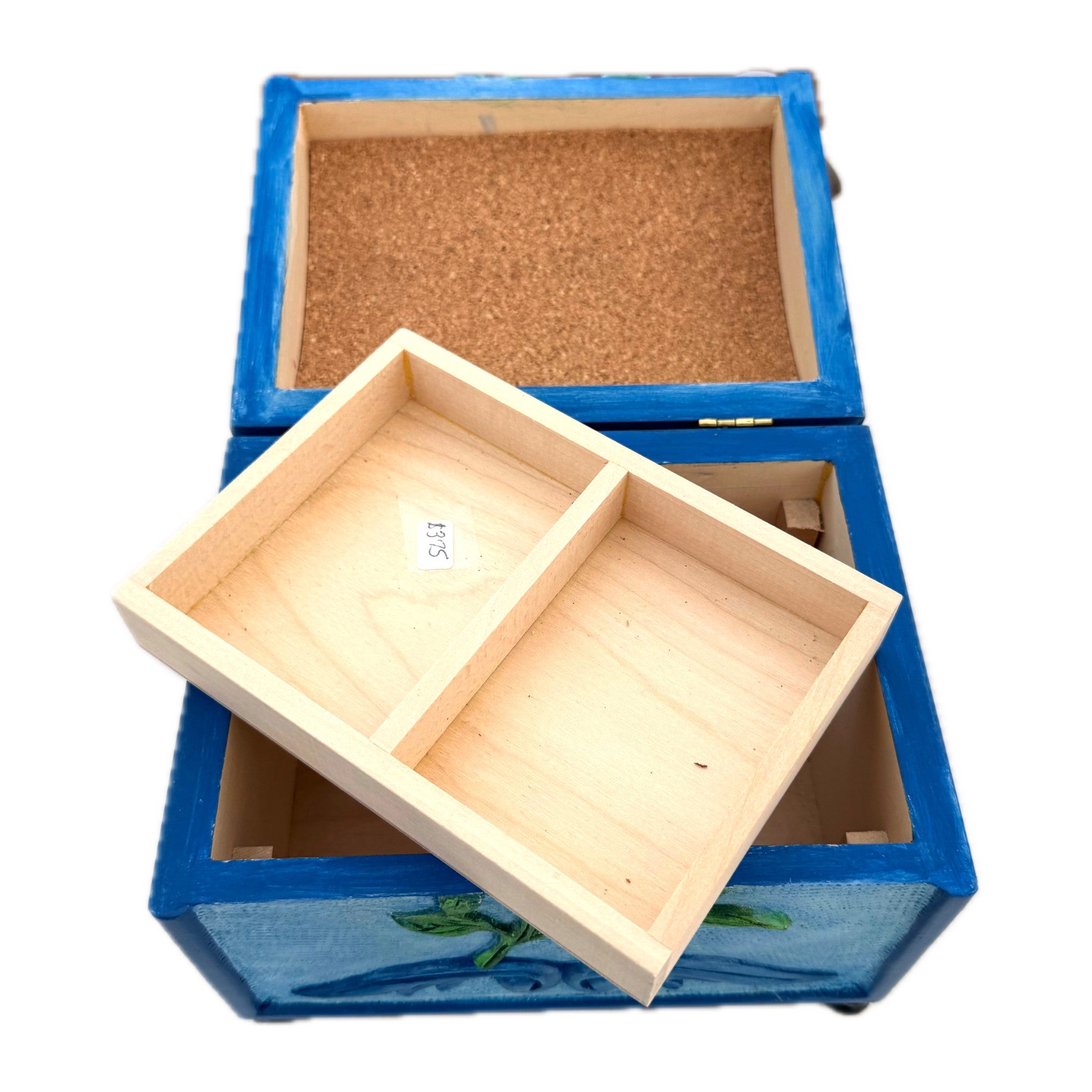 I'm Feeling Blue Flower Box — Basswood