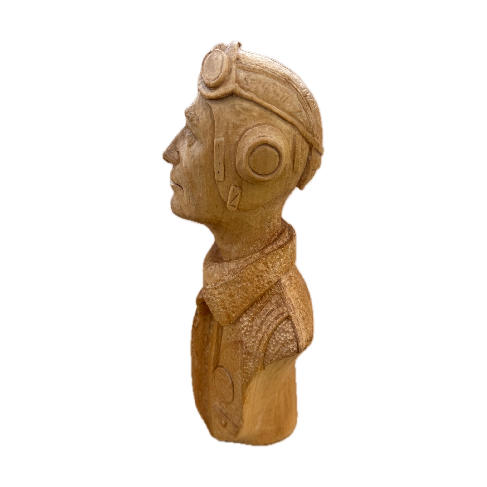 Aviator — left profile with goggles and headset