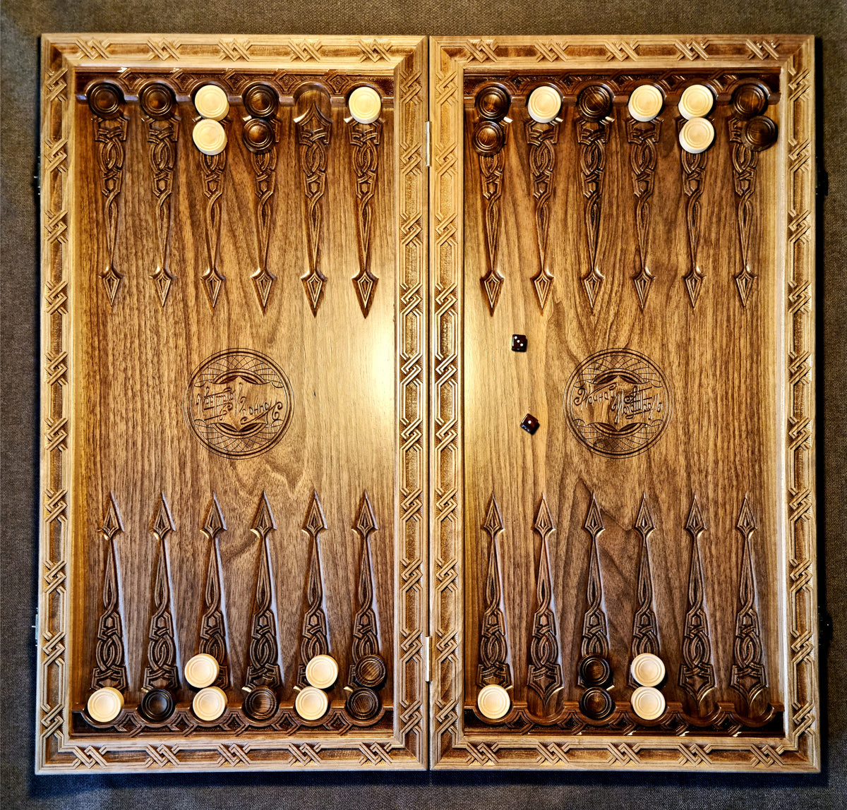 Backgammon Set by Edgar Hovhannisyan