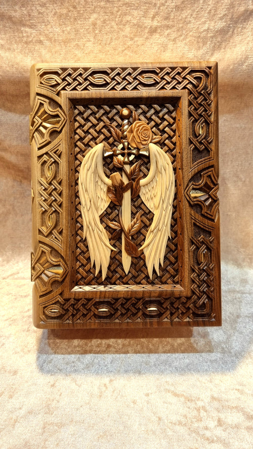 Angel with Sword Book-Box by Edgar Hovhannisyan