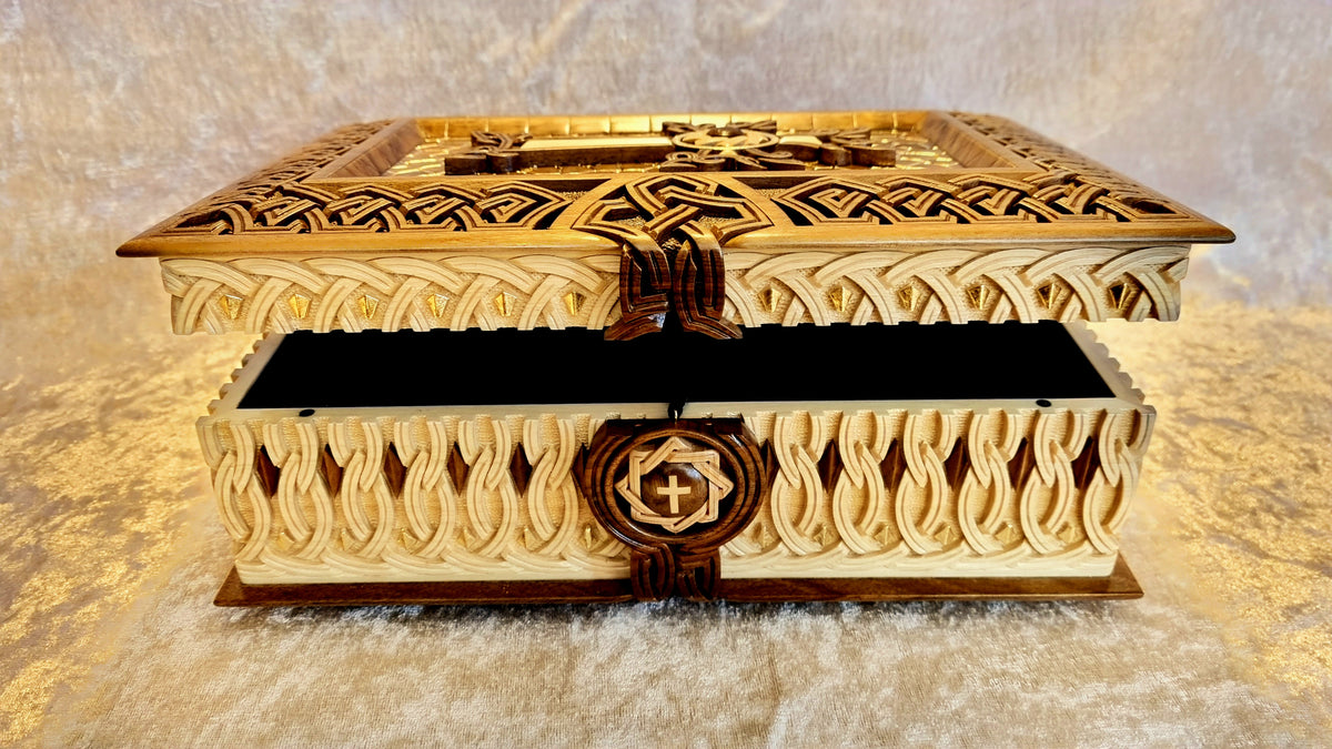Celtic Cross Book-Box with Pendant by Edgar Hovhannisyan