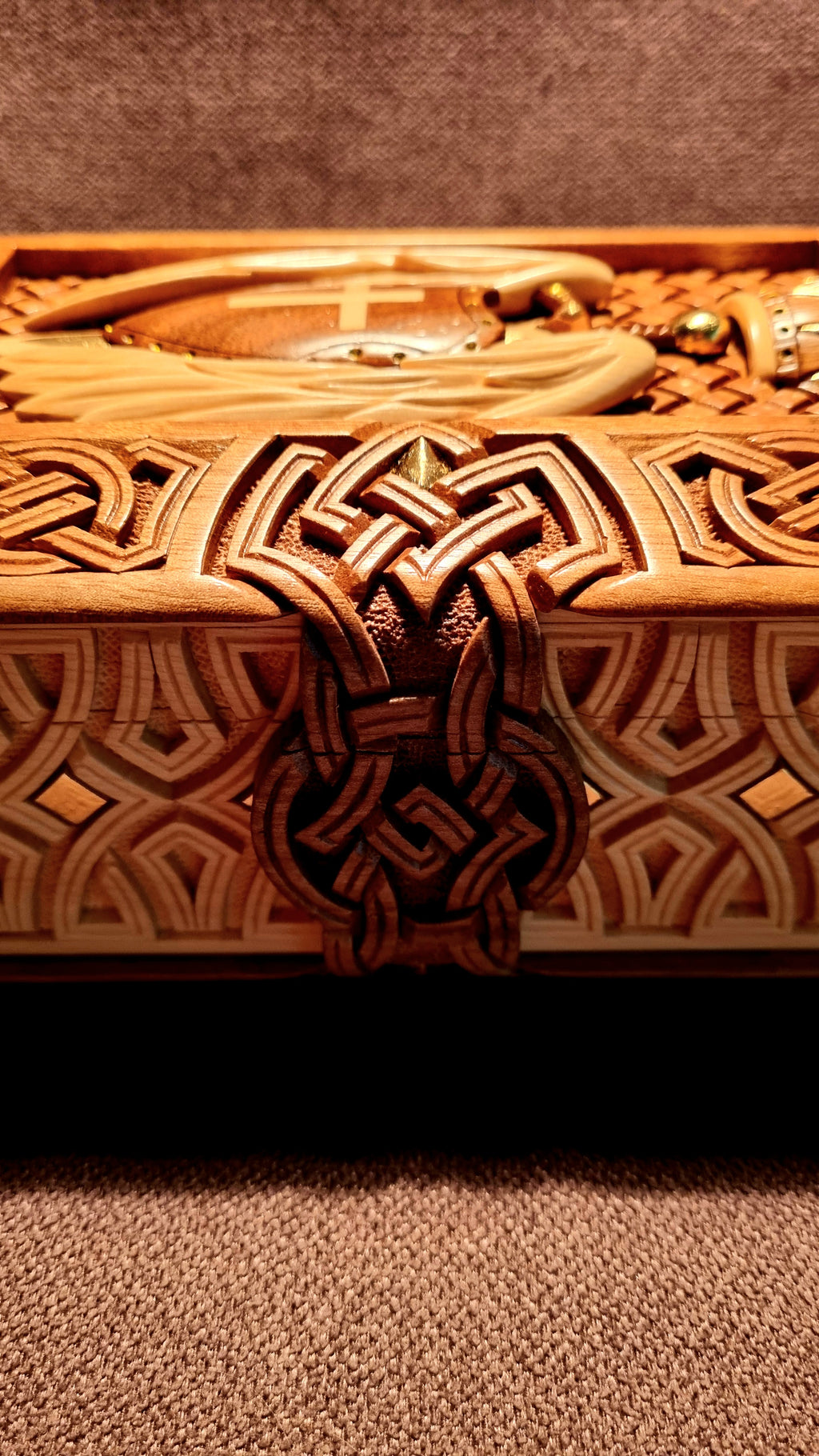 Crowned Winged Shield Book-Box by Edgar Hovhannisyan
