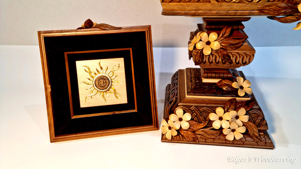 Flower Pedestal Box with Spire by Edgar Hovhannisyan