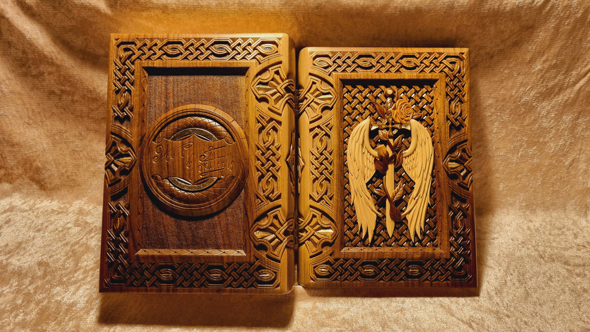 Angel with Sword Book-Box by Edgar Hovhannisyan