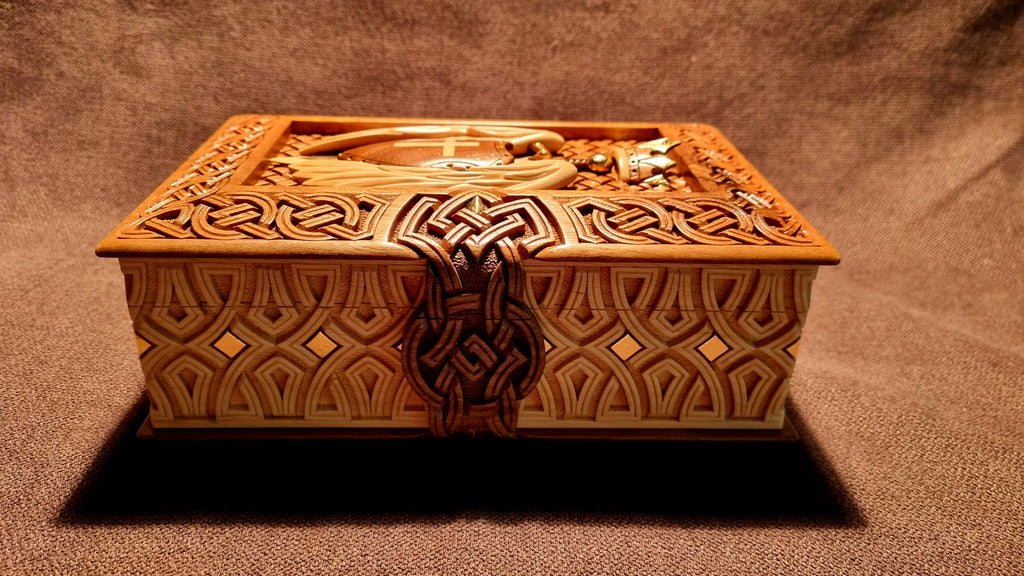 Crowned Winged Shield Book-Box by Edgar Hovhannisyan