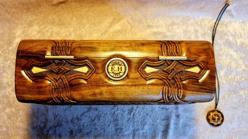 Celtic Cross Book-Box with Pendant by Edgar Hovhannisyan