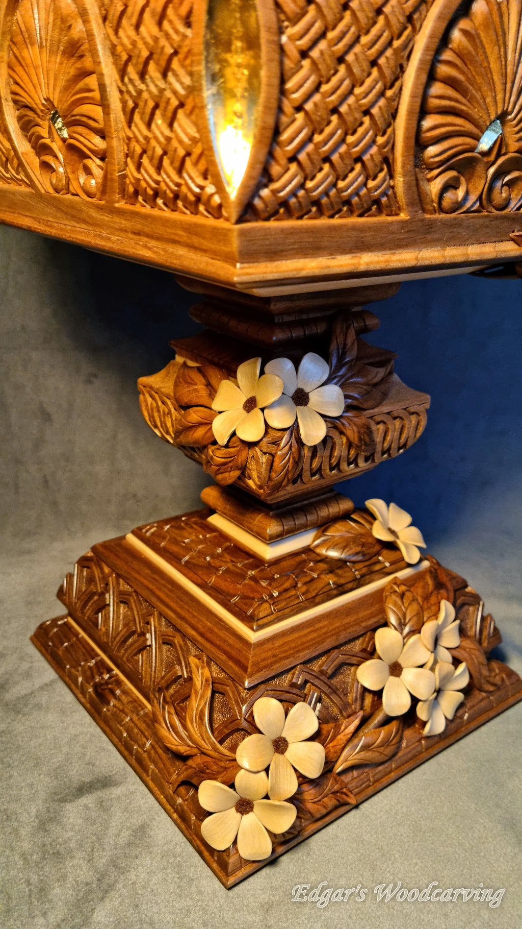 Flower Pedestal Box with Spire by Edgar Hovhannisyan