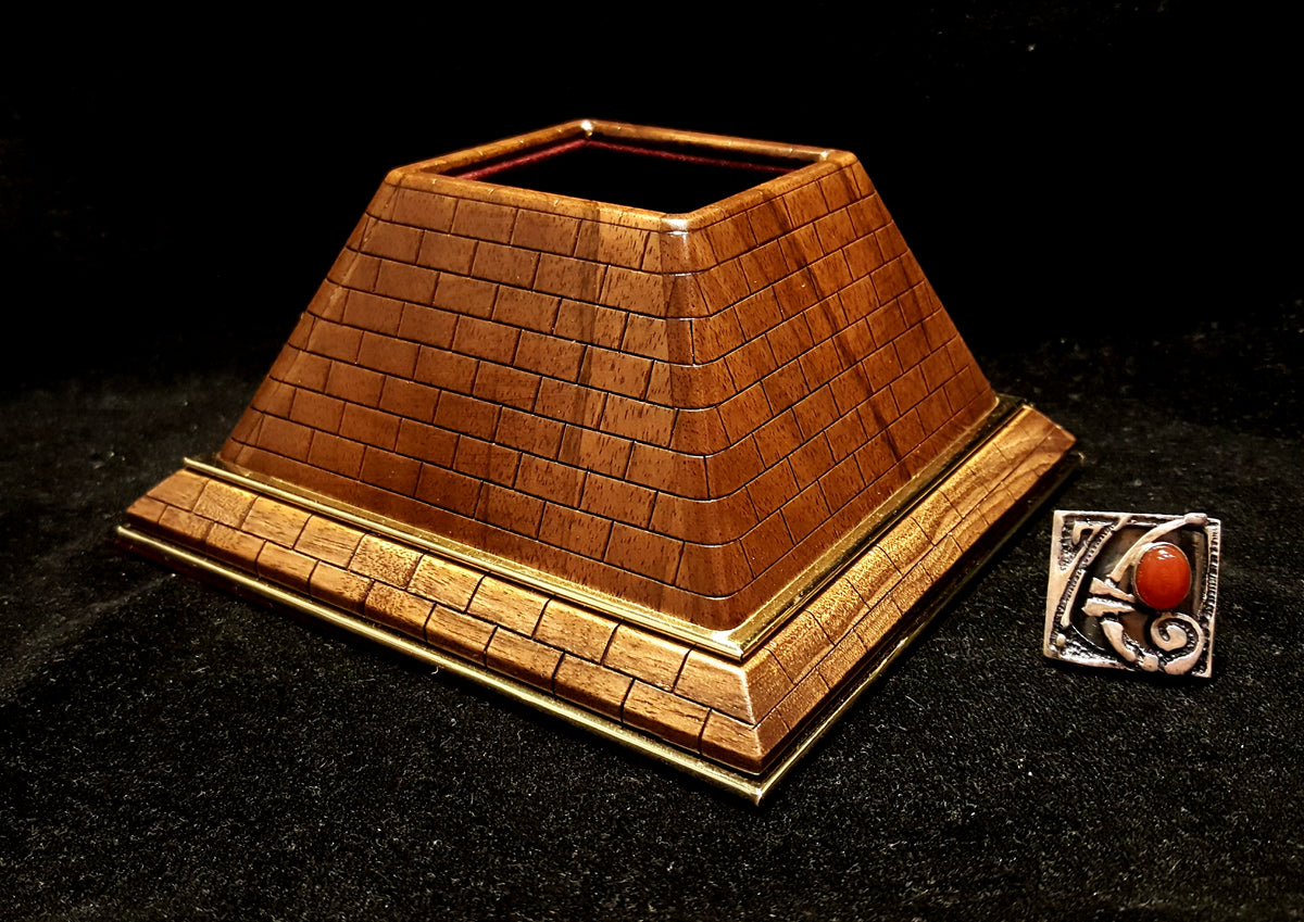 Pyramid Box with Pendant by Edgar Hovhannisyan