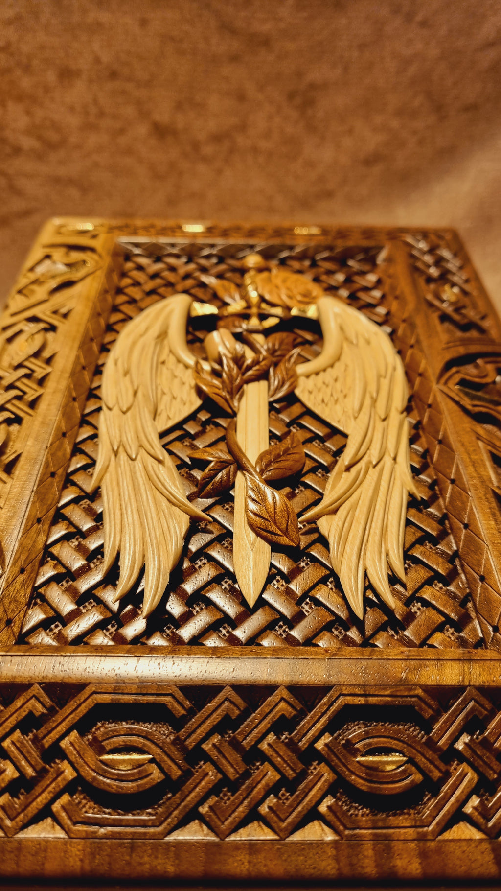 Angel with Sword Book-Box by Edgar Hovhannisyan