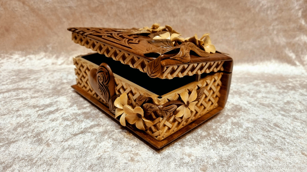 Small Flower Box with Heart by Edgar Hovhannisyan