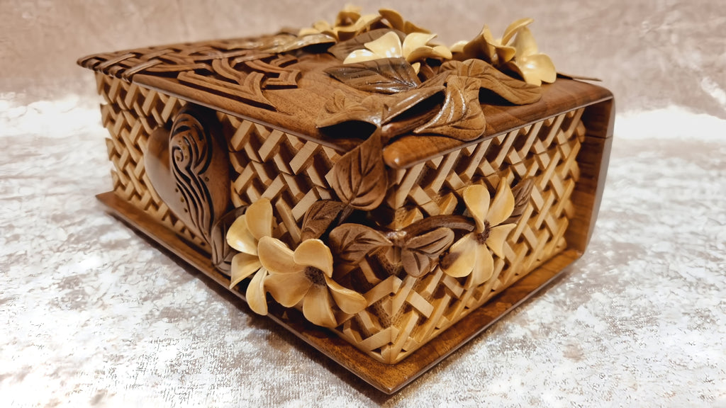 Small Flower Box with Heart by Edgar Hovhannisyan