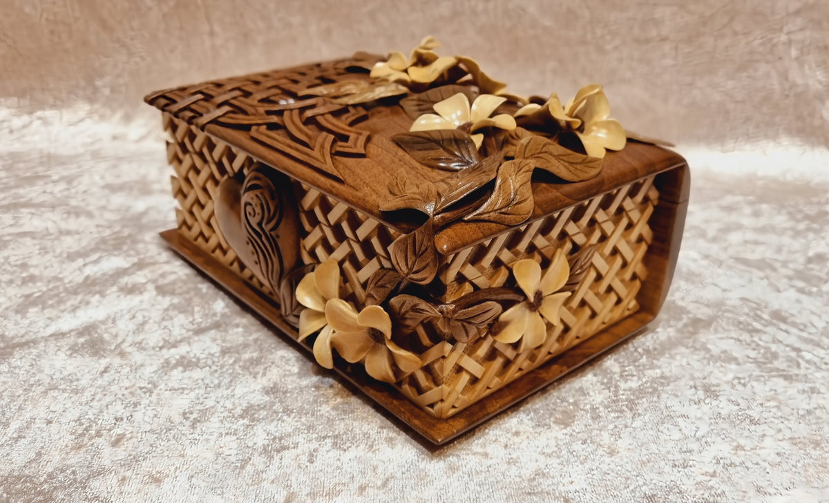 Small Flower Box with Heart by Edgar Hovhannisyan