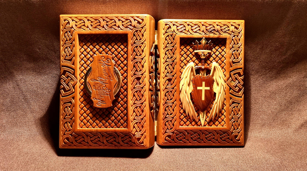 Crowned Winged Shield Book-Box by Edgar Hovhannisyan