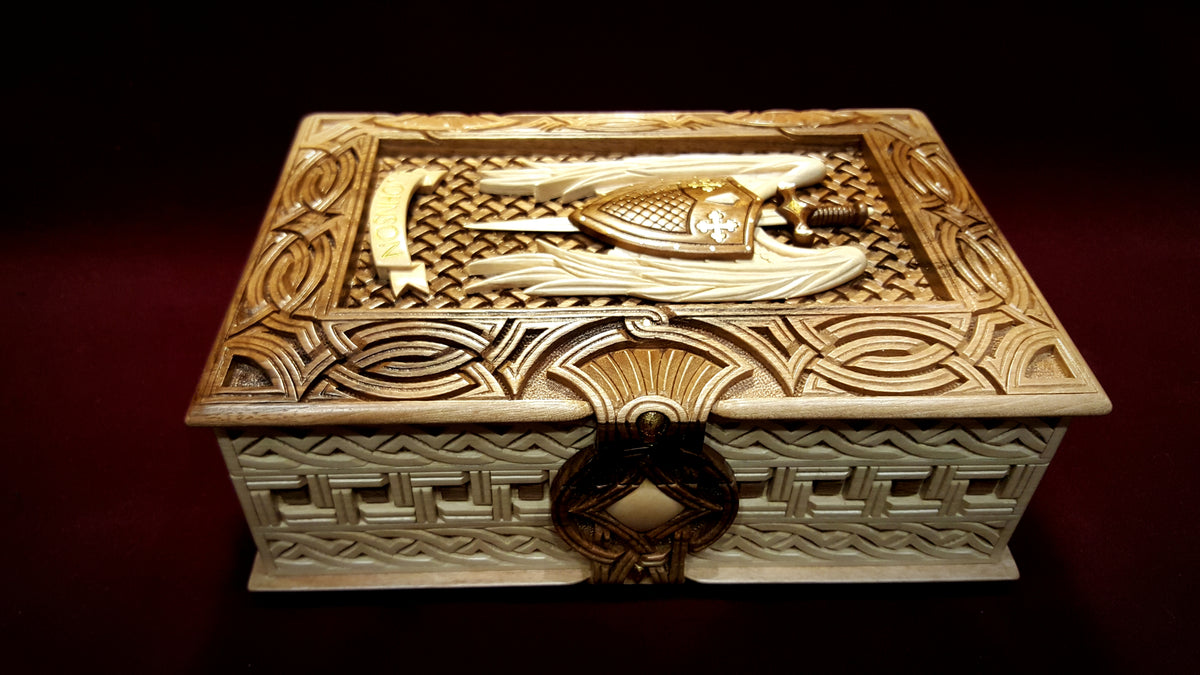 Winged Shield Book-Box by Edgar Hovhannisyan