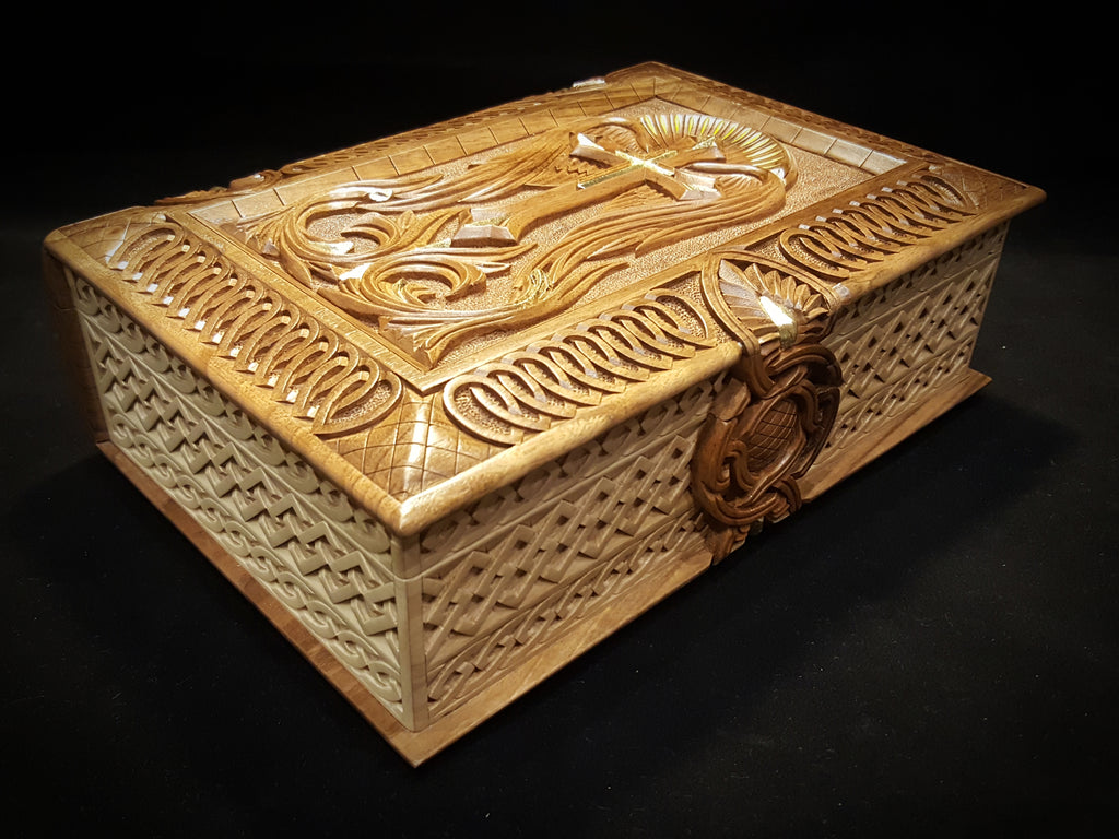 Winged Cross Book-Box by Edgar Hovhannisyan