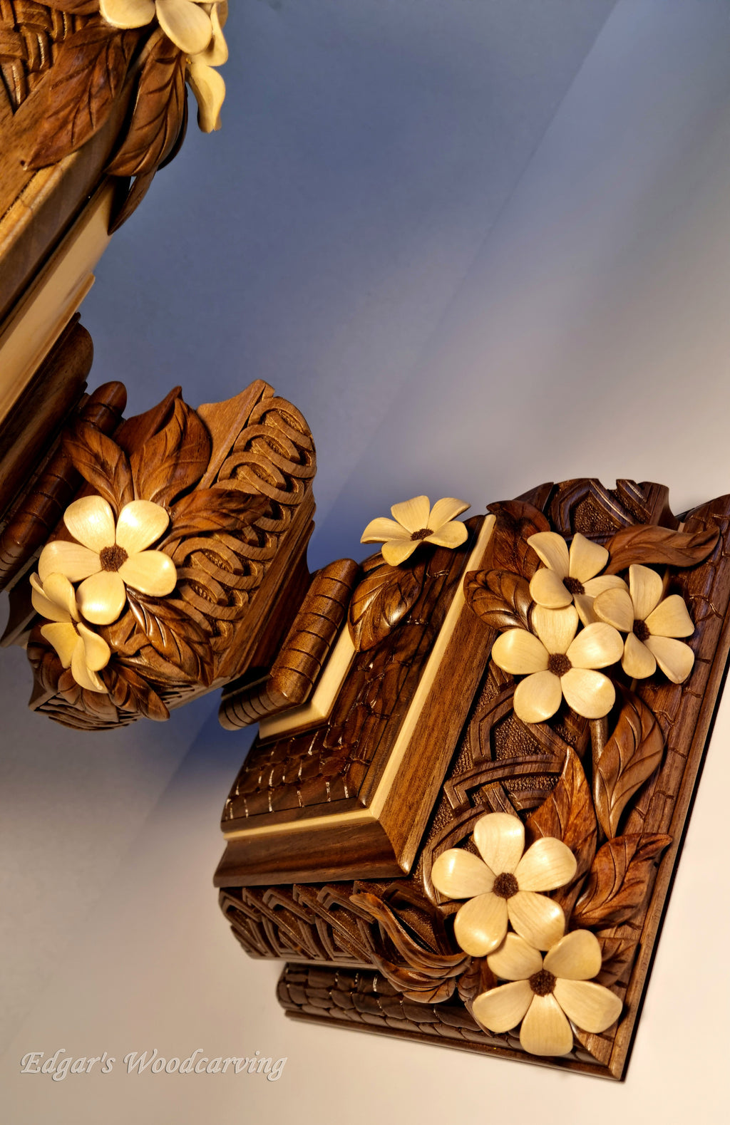 Flower Pedestal Box with Spire by Edgar Hovhannisyan