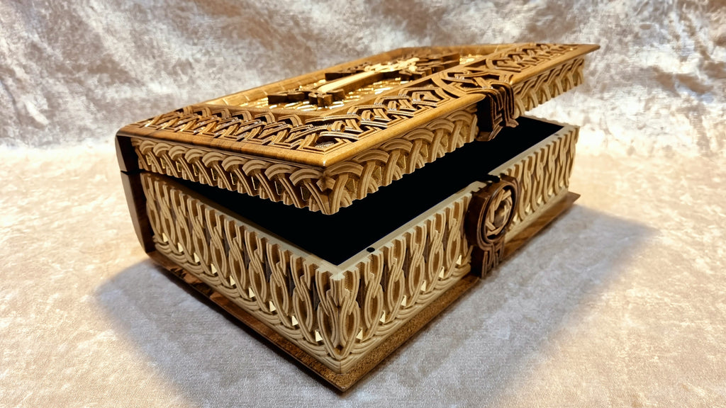 Celtic Cross Book-Box with Pendant by Edgar Hovhannisyan
