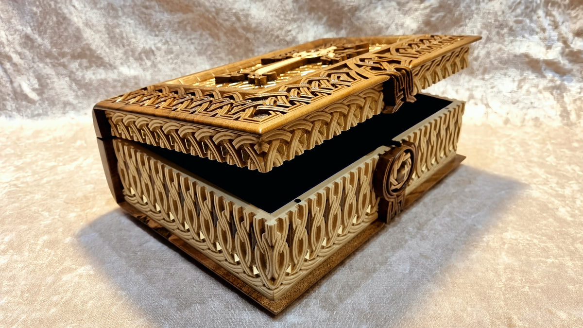 Celtic Cross Book-Box with Pendant by Edgar Hovhannisyan