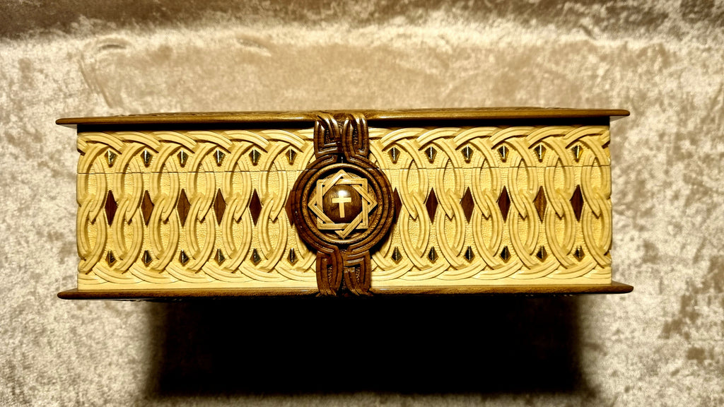 Celtic Cross Book-Box with Pendant by Edgar Hovhannisyan