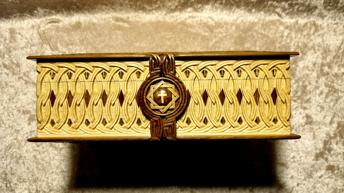 Celtic Cross Book-Box with Pendant by Edgar Hovhannisyan